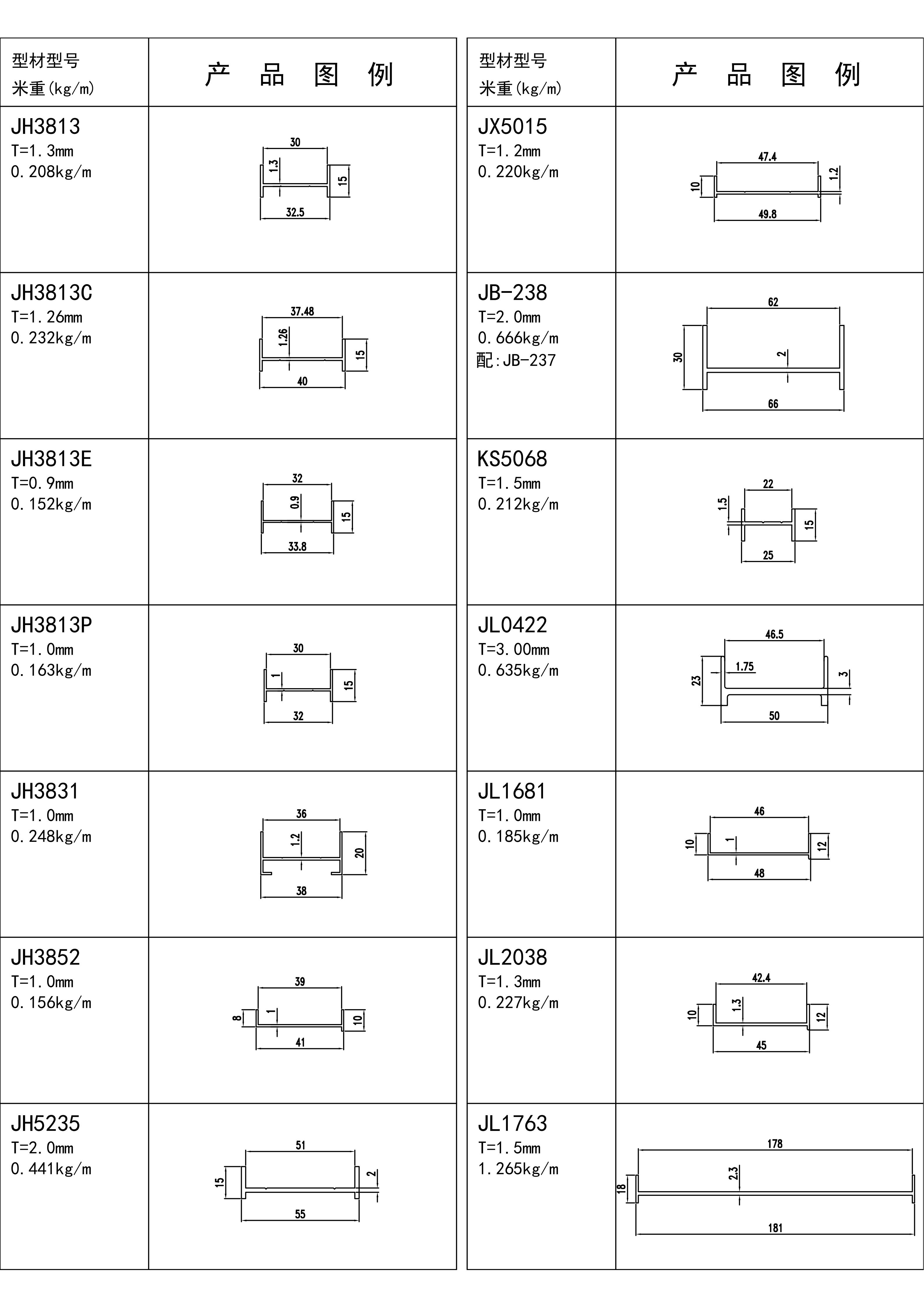 效果图991-百叶料-季华铝材