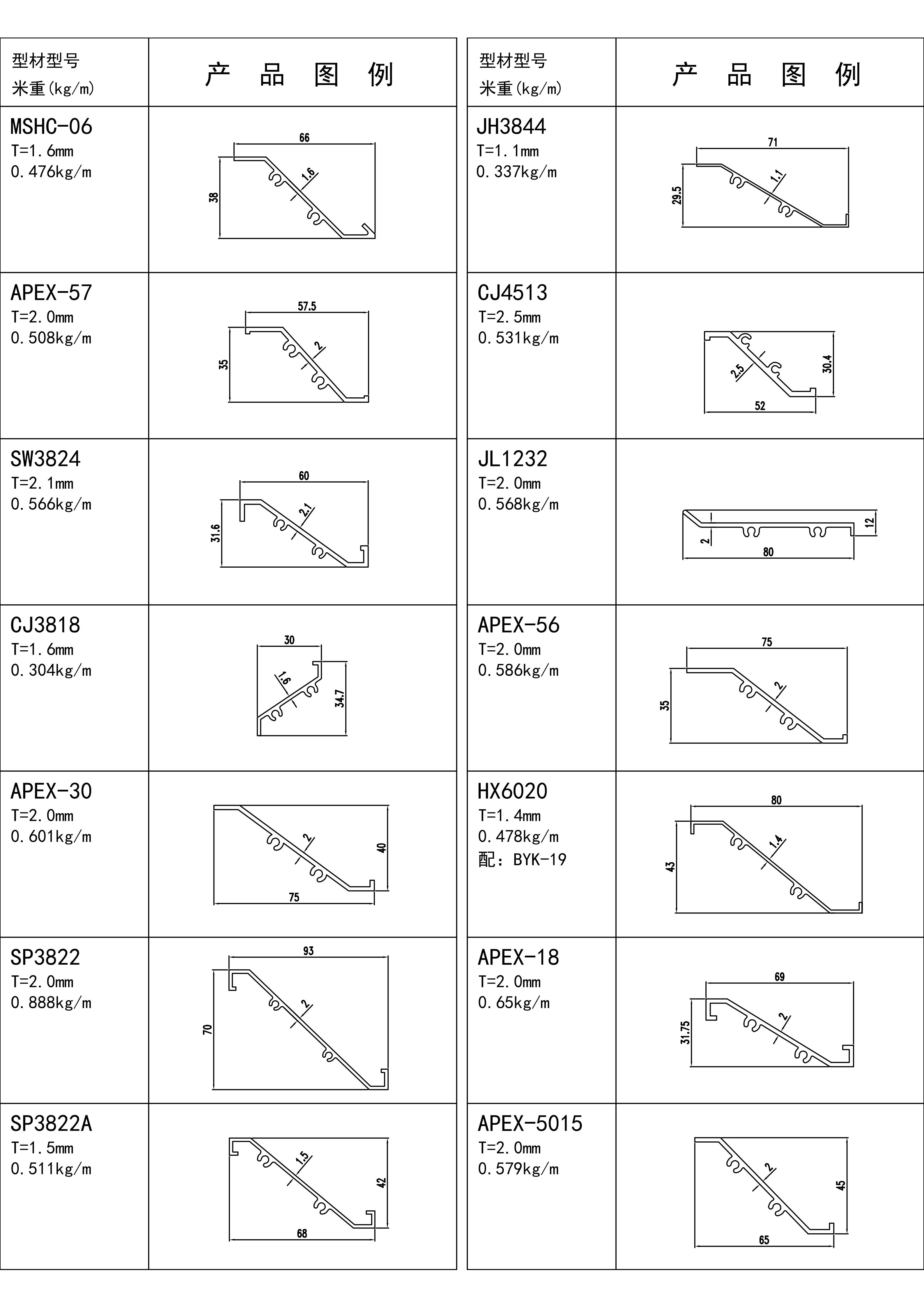 效果图985-百叶料-季华铝材